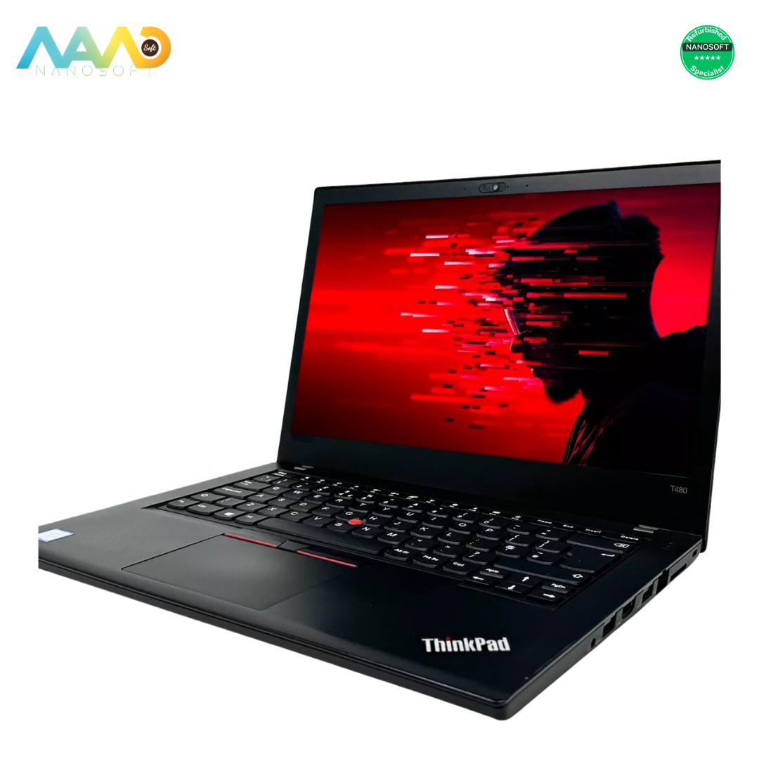 Lenovo ThinkPad T480 14" FHD, i5-8350U, 16GB, 256GB SSD, Win 11 (Renewed)