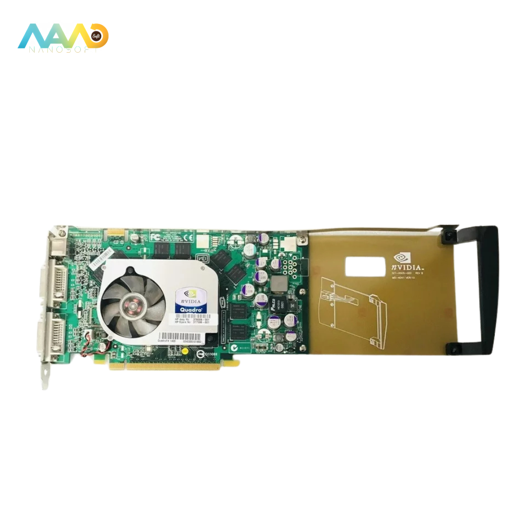 PNY Quadro FX 1400 (128 MB) (VCQFX1400PCIEPB) Graphics Card