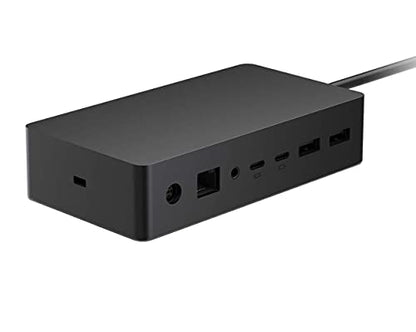 Microsoft Surface Dock 2 - for Notebook/Desktop PC/Smartphone/Monitor/Keyboard/Mouse - 199 W - 6 x USB Ports - Network (RJ-45) - Wired (Renewed)