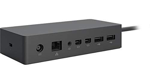 Microsoft Surface Dock Station (2x HD Video ports, Gigabit Ethernet port, 4 x USB 3.0 ports, Audio port) (Renewed)