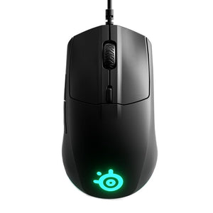 SteelSeries Rival 3 - Gaming Mouse - 8,500 CPI TrueMove Core Optical Sensor - 6 Programmable Buttons - Split Trigger Buttons - Black