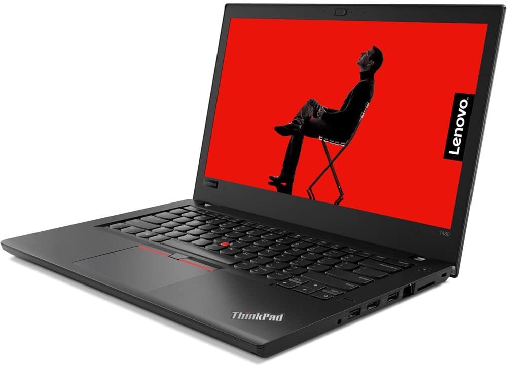 Lenovo ThinkPad T480 Windows 11 Ultrabook - 14" Full HD Quad Core i5-8350U 16GB 256GB SSD HDMI WebCam WiFi PC Laptop (Renewed)