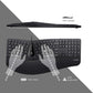 Perixx Periduo-505, Wired Ergonomic Split Keyboard and Vertical Mouse Combo with Adjustable Palm Rest and Membrane Low Profile Keys, UK Layout